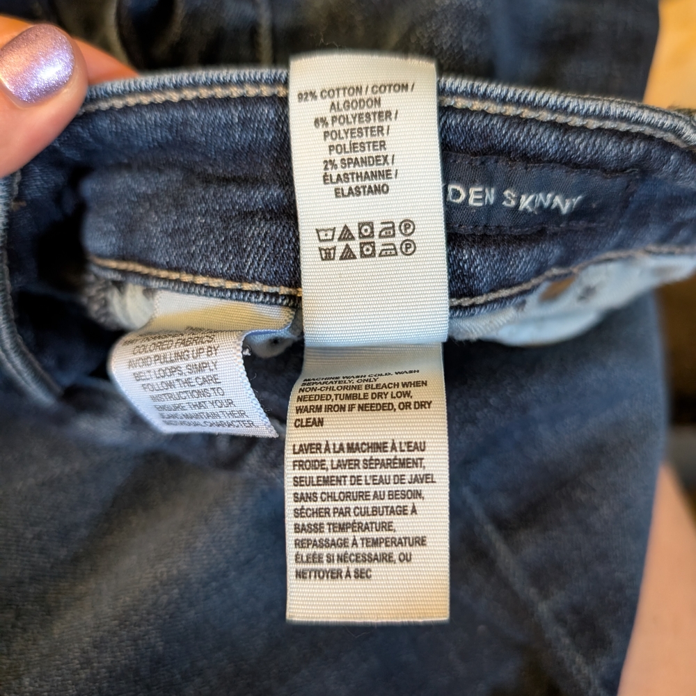 Lucky Brand | Indigo Hayden High Rise Skinny Jeans - Picture 9 of 9